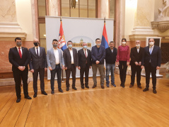 7 December 2020  Members of the Parliamentary Friendship Group with Armenia in meeting with the non-resident Ambassador of the Republic of Armenia